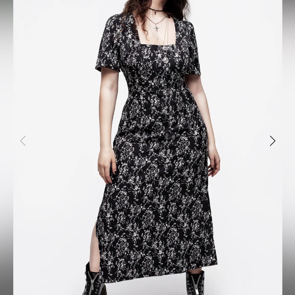Disturbia naomi floral squareneck midaxi dress NWT US12 UK16 🖤
